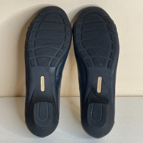 Comfortiva Softspots Posie Flats in Navy / Chocolate Size 8 - Picture 6 of 16